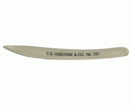 Bent real high polished genuine cattle bone folder for pasting and folding.
Also used for burnishing Latrone sheets, lettering, gold leaf, etc.