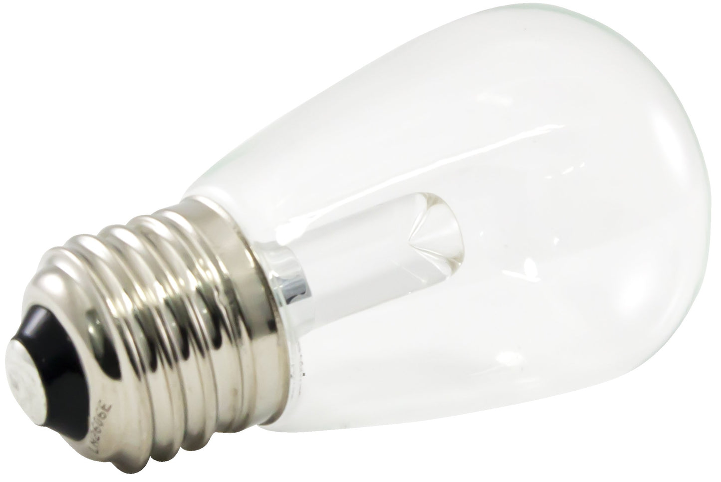 American Lighting PS14-E26-WH Professional LED S14 Light Bulbs, Dimmable, Clear Lens, 1.4-Watts, 120V, 48 Lumens, 5500