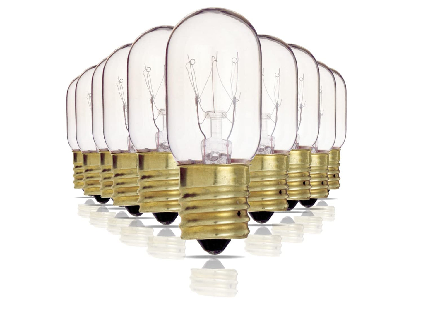 Satco S3911-15 Watt T7 Incandescent Light Bulbs - 2700K (10 Pack)