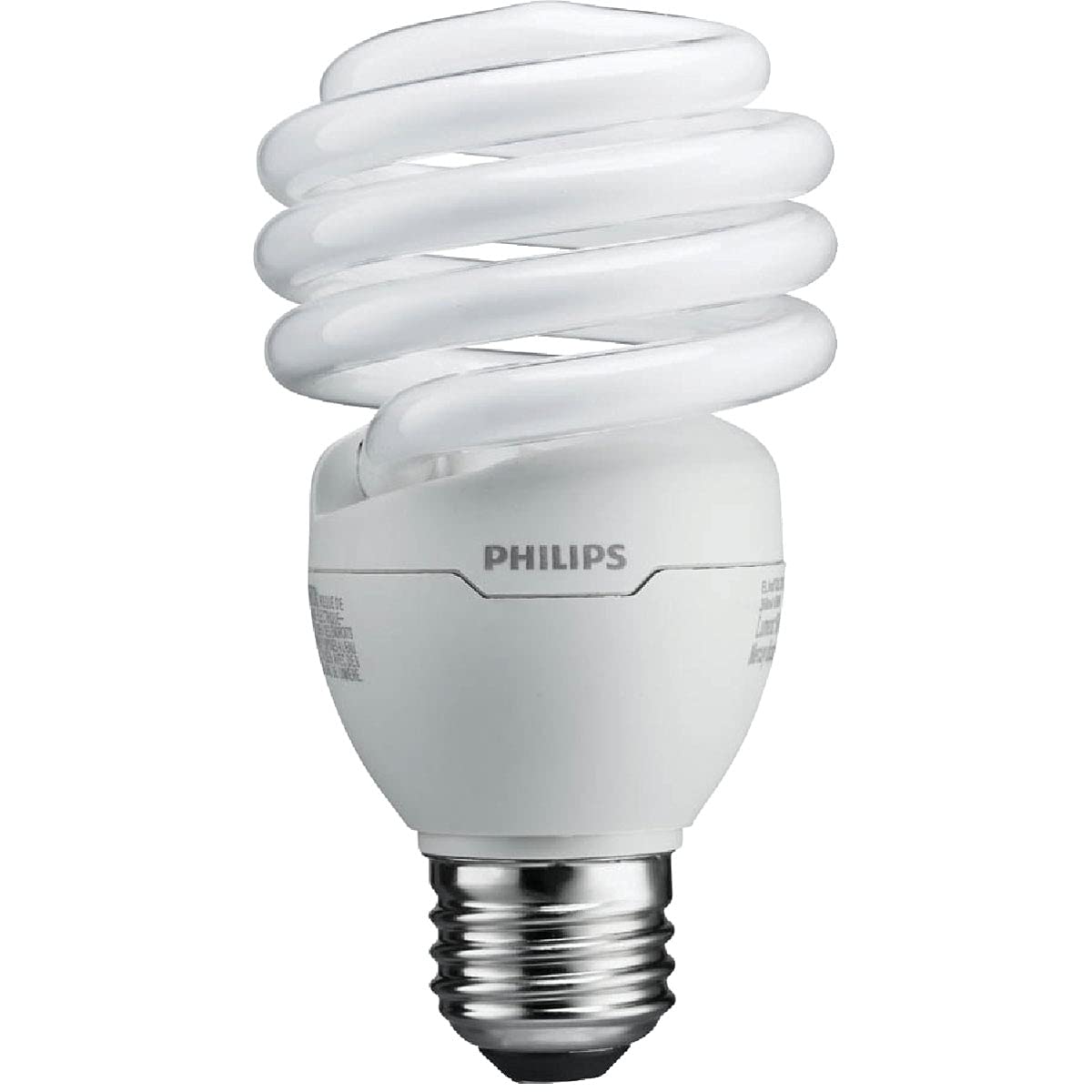 PHILIPS LED PHILIPS 433557 100-watt Equivalent, Bright White (6500K) 23 Watt Spiral CFL Light Bulb, 4-Pack, Daylight Deluxe, 4 Count