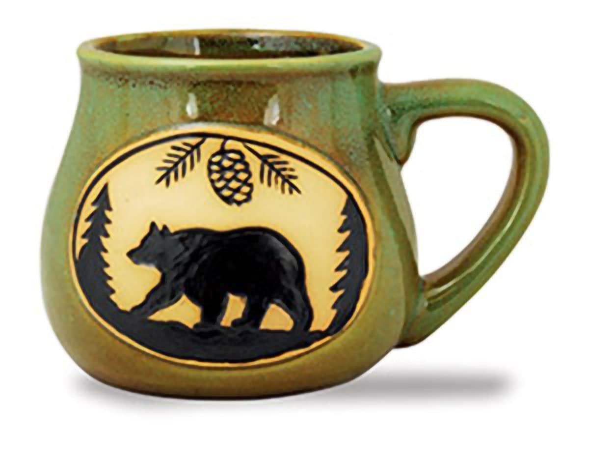 Cape Shore Bean Pot Coffee Tea Mug Cup - Bear Gifts for Birthday Christmas, 16 Oz