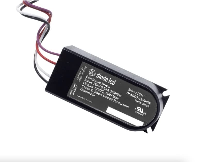 Diode DI-MKD-12V60W MikroDIM Electronic Dimmable Driver (60W - 12 Volts)