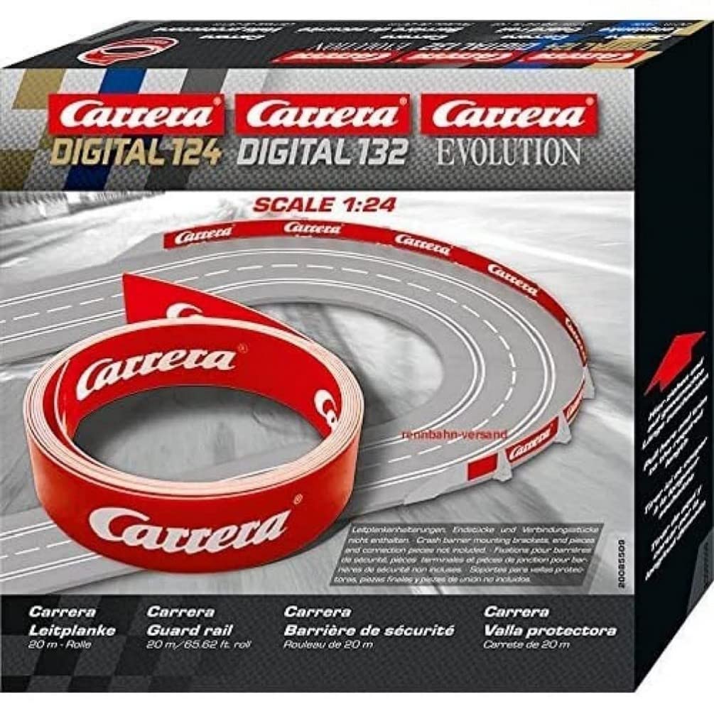 Carrera, 20 m Cars 20085509 Digital 132/124 Evolution Guardrail, Vehicle, Multicolor
