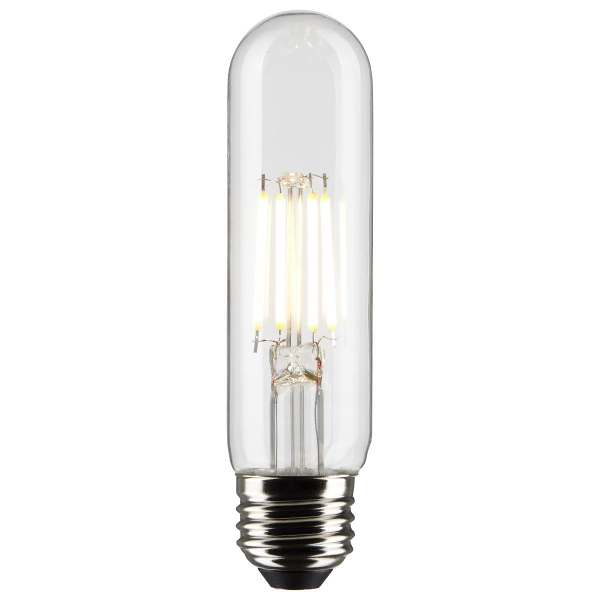 Satco 5.5-Watt LED E26 Light Bulbs, 3000K, 15000 Hour Rating, Dimmable, Wet Location, 6 Pack