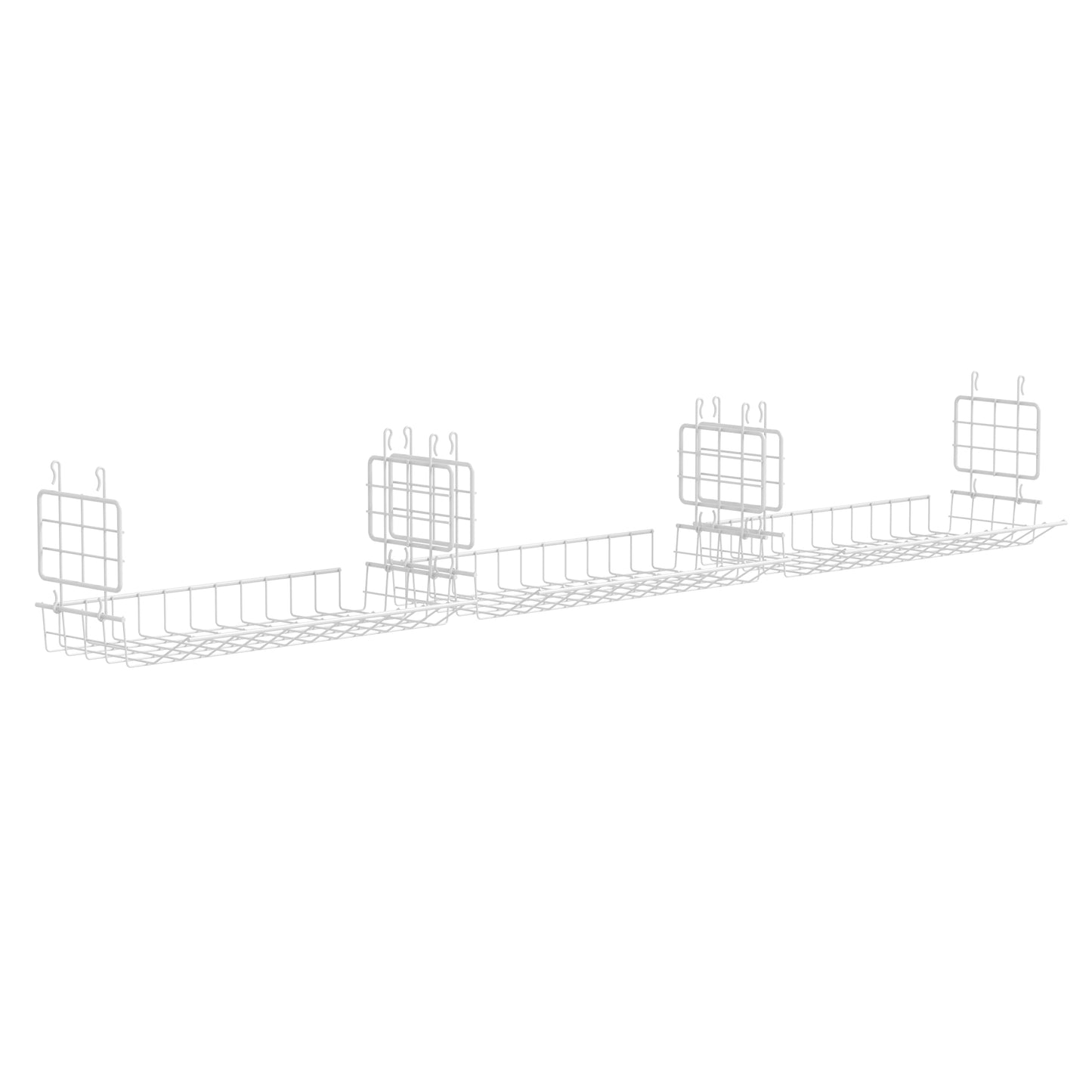 ClosetMaid Hideaway Behind-the-Hangers Hanging Wire Shelf for Closets, Pantries, Laundry Rooms (3-Pack)