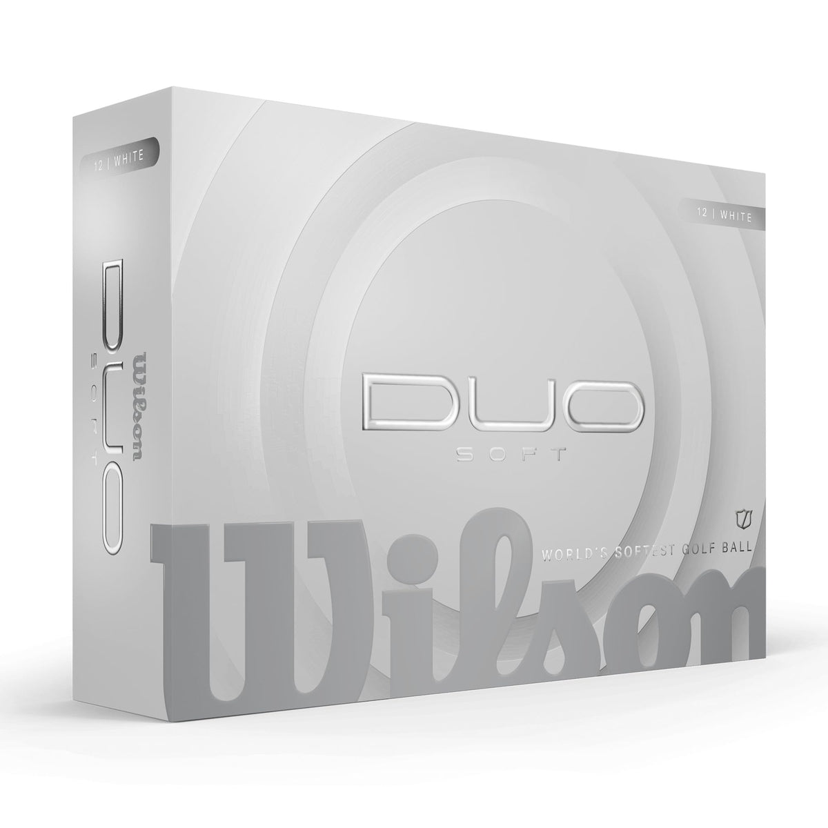 WILSON 2025 Duo Soft Golf Balls - White, 12 Balls