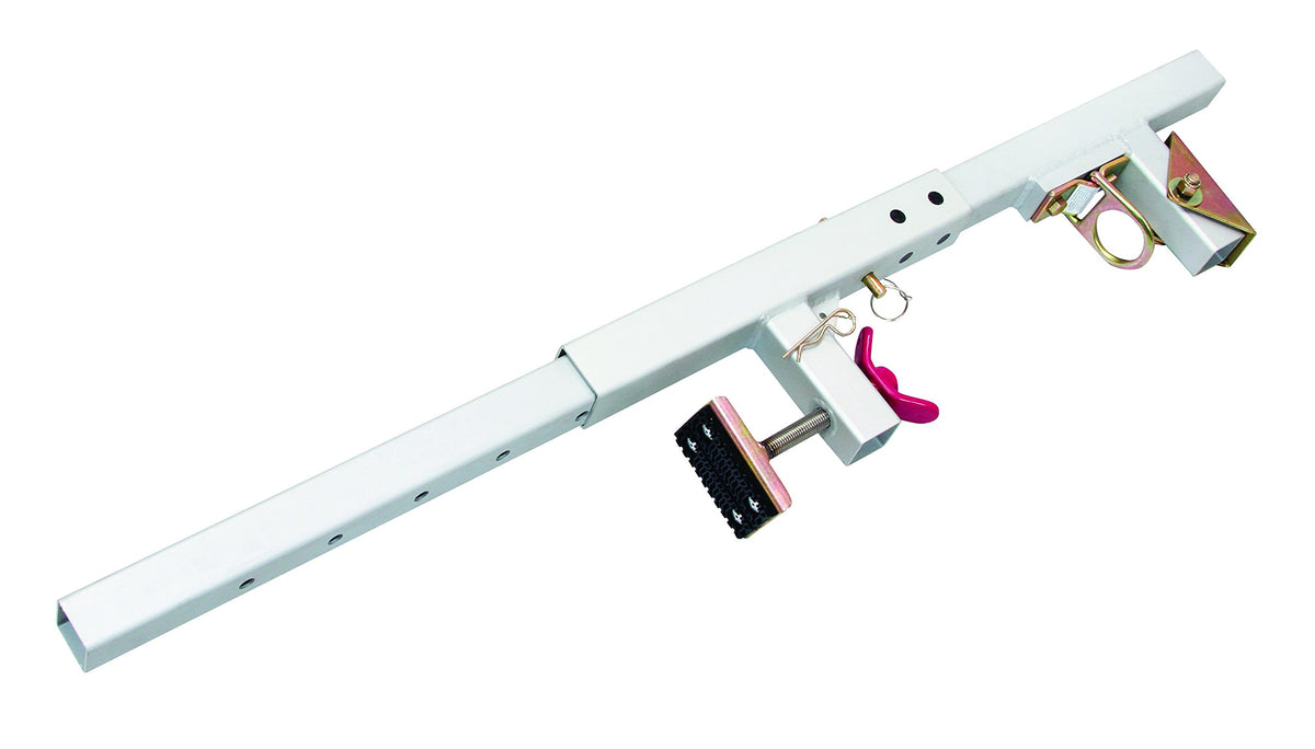 FallTech 7465A Temporary Window/Door Opening Anchor for Fall Arrest/Restraint, Adjusts to Door/Window Openings from 21" to 51", No Fasteners Required, Natural