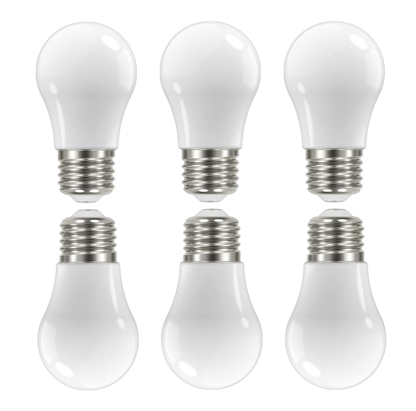Satco (6 Pack) Dimmable Led Filament Lamps, S12407, High Lumens, 8.2 Watt, A15; Soft White; Medium Base; 3000K; 90 CRI; 120 Volt for use at Residential, Hospitality, Display and Commercial