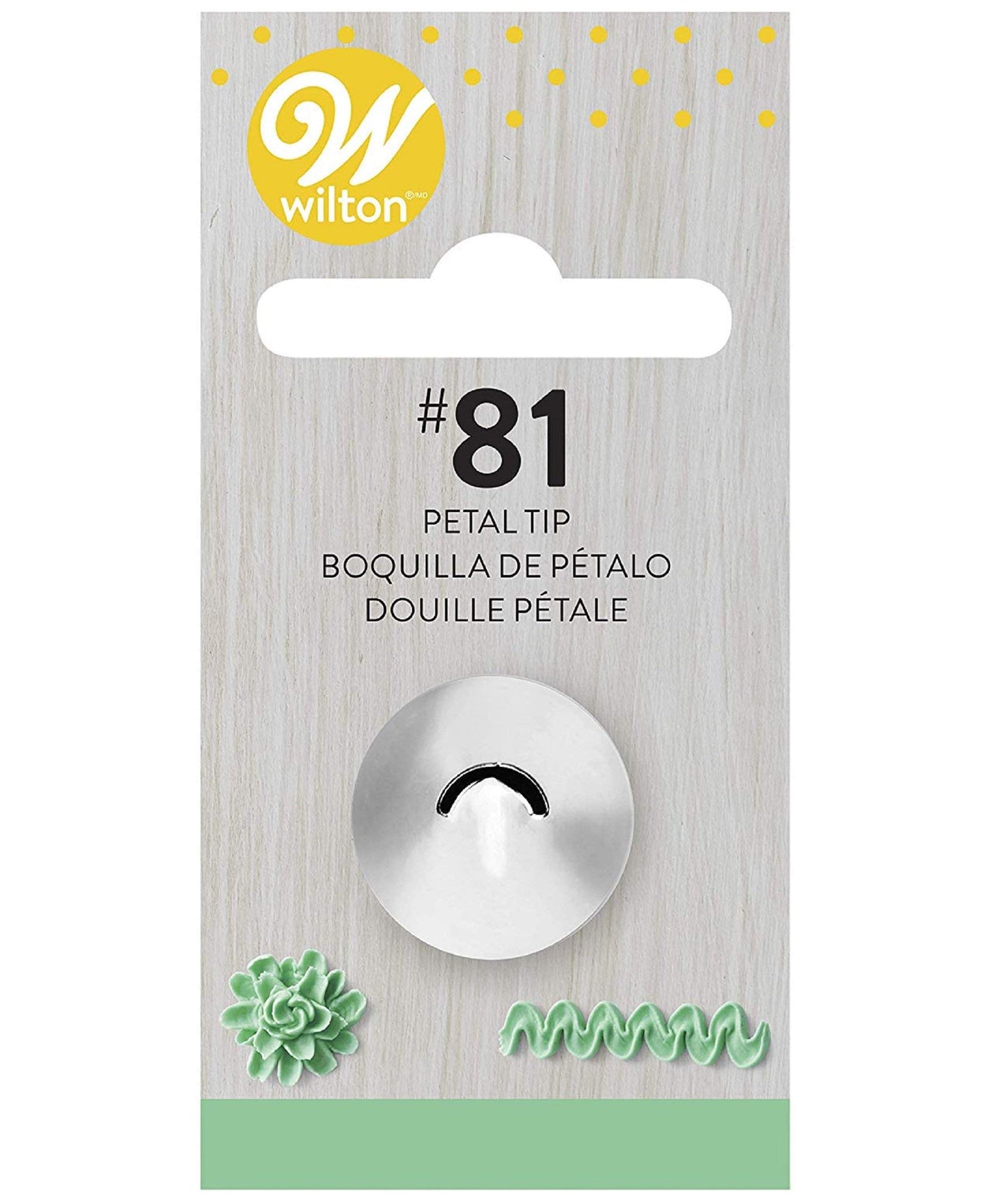 Wilton Decorating Tip, No.81 Curved Ribbon - Quantity of 2