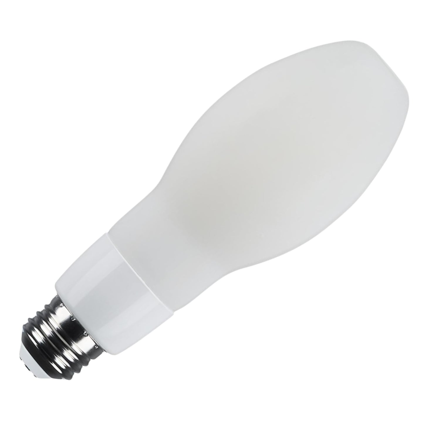 Satco 15W LED HID Replacement ED17 Bulb, 5000K Daylight, E26 Medium Base, 2000 Lumens, Ballast Bypass, Enclosed Fixture Rated, IP65 Wet Location, 120-277V White Finish