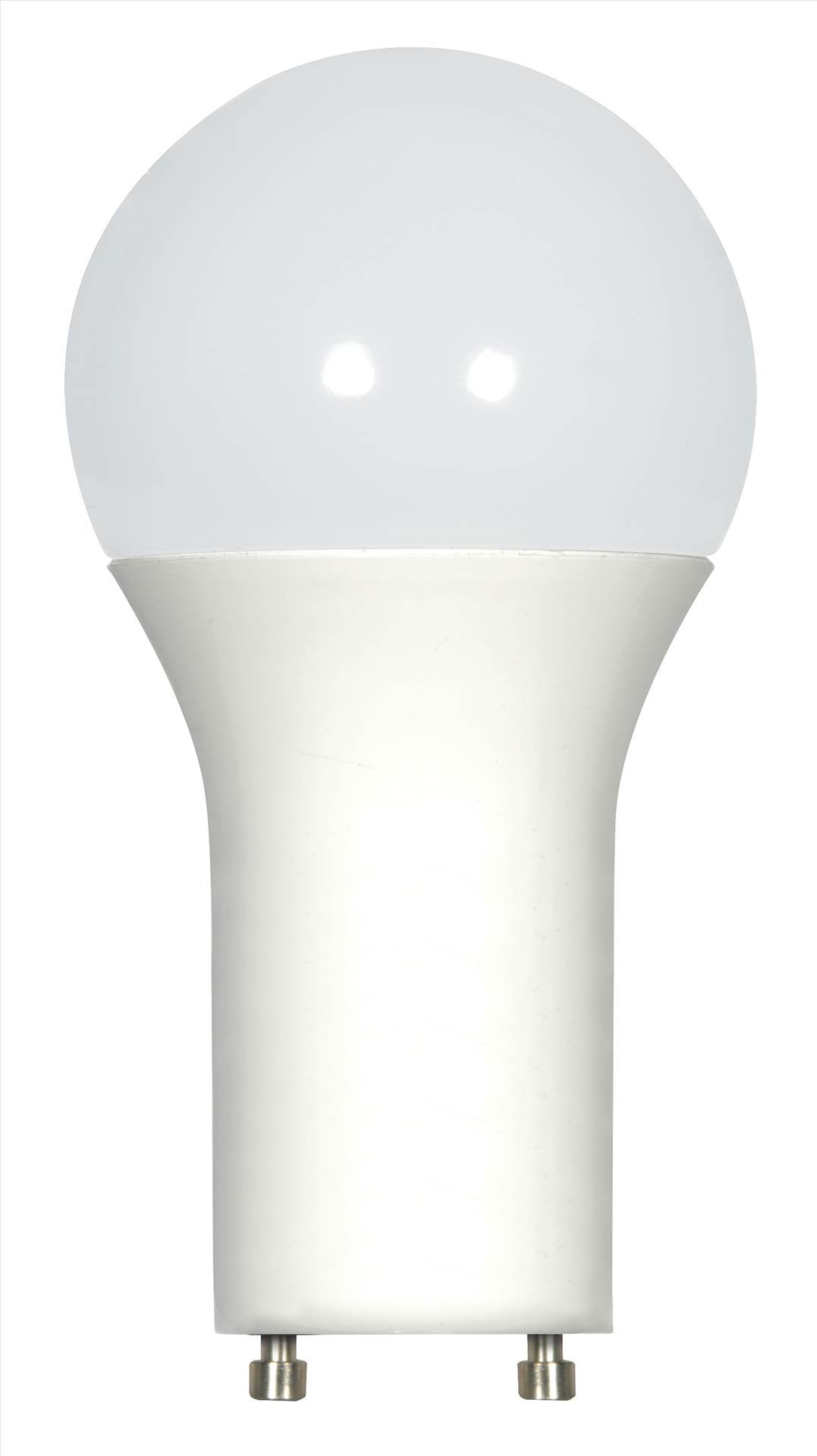 SATCO S29842 9.8 Watt 120 Volt; A19 LED Light Bulb; 4000K Cool White Light; GU24 Base; 220 deg. Beam Angle, Dimmable (24 LED Light Bulbs)