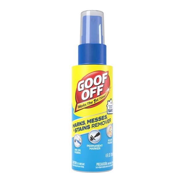 DX08 Goof Off 4 fl. oz. Marks, Messes and Stains Remover Spray-All-round household cleaning white shoe