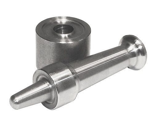 For setting plain rim grommets and washers.
Mostly for home and hobbyist use.