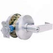 Cal-Royal Genesys Series Lever Lockset - Entrance Function, Stainless Steel Finish
