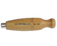 Clear lacquer finish, brass ferrule. Holds awls No. 32, 43, 44 and also needle No. 504-4. Also available with awl No. 32 Osborne No. 144-32 already ed & with awl No. 43 Osborne No. 144-43.