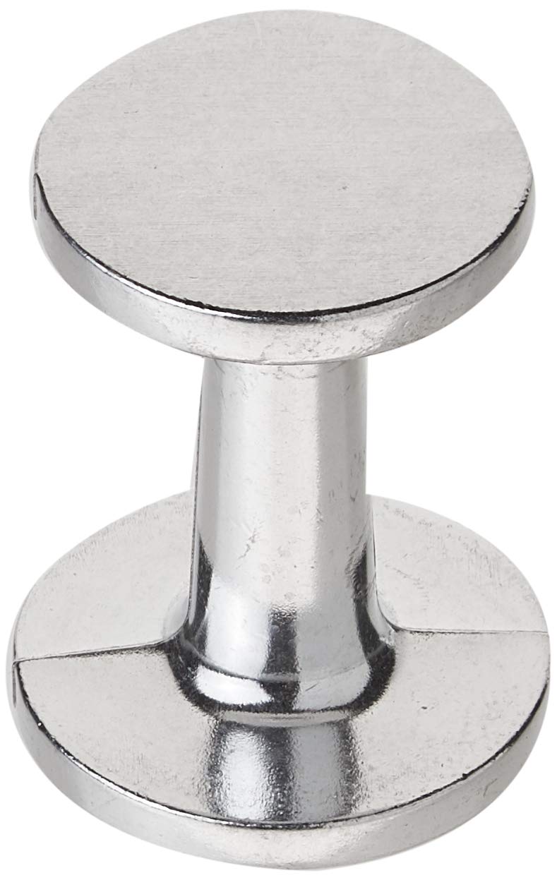 RSVP International Espresso Coffee Kitchen Tool Home and Commercial Use, Dual Sided Tamper, Aluminum Alloy