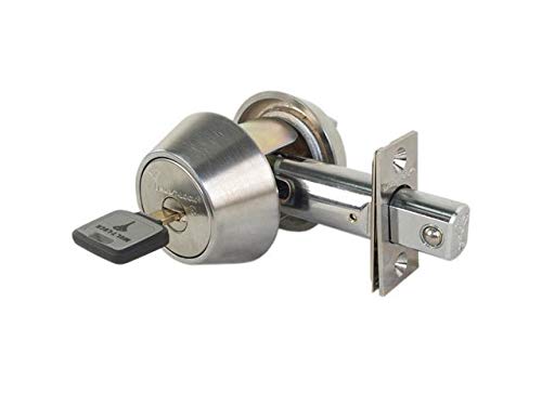 Mul-t-lock MT5+ Hercular Single Cylinder deadbolt w/Thumb Turn - Satin Chrome