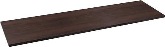 Knape & Vogt 5/8 in. H x 8 in. W x 48 in. D Espresso Particle Board Shelf