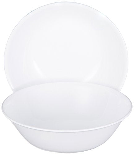 Corelle Livingware Winter Frost White 2qt Serving Bowl - 1 Bowl - 2 Quart - Chip Rsistant Glass