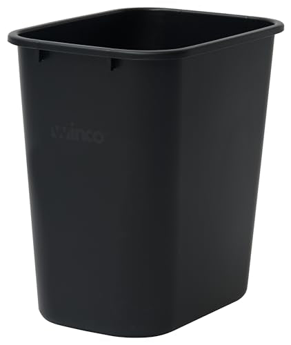 Superior Popcorn Company PWR-28K Waste Basket, 7 Gallon, Black