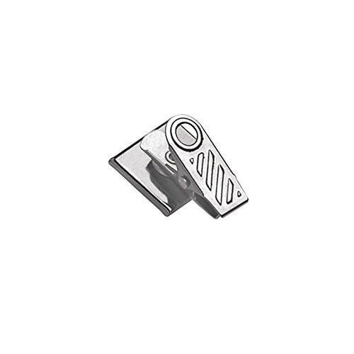 Pressure-Sensitive Nickel-Plated Badge Clips (100/bx)