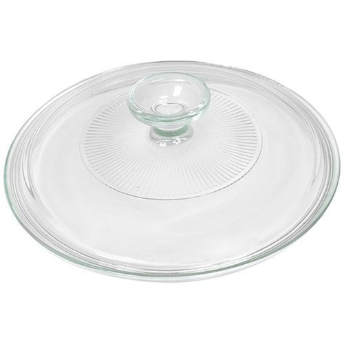 Corningware French White 2.5 Quart Fluted Round Glass Lid