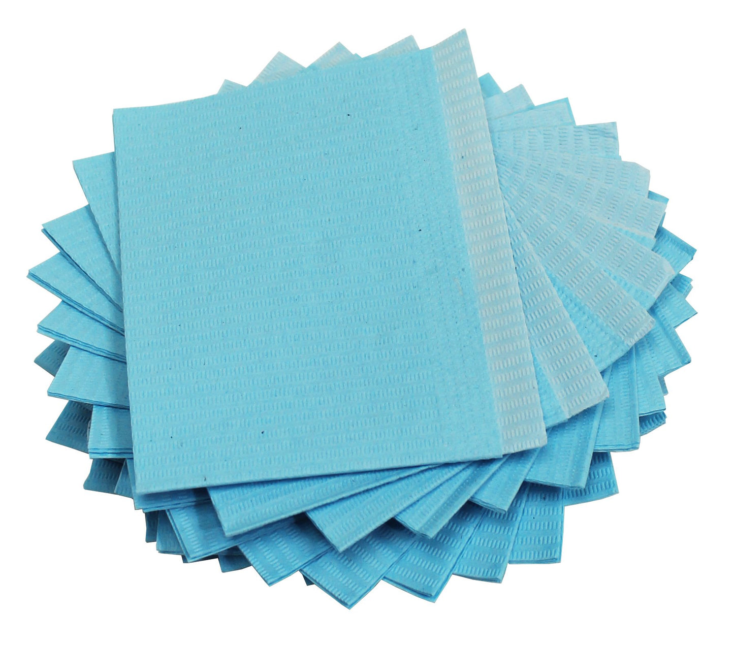 Adenna Dental Bibs/Lap Cloths BIB741B - Disposable, Blue, Case of 500