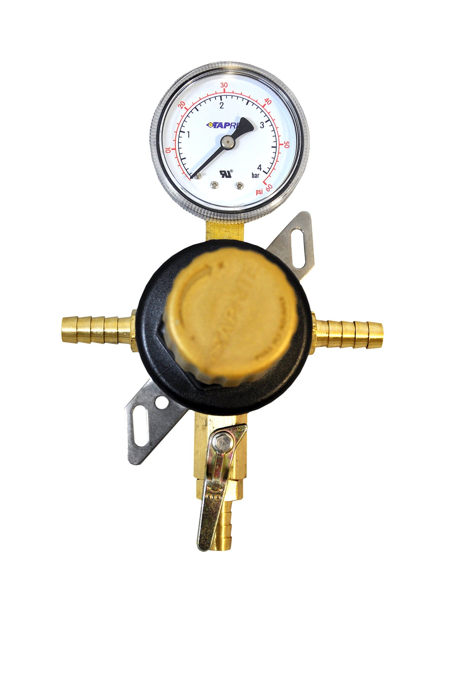 1-Way Secondary Air Regulator - Polycarbonate Bonnet: 1 Hose Barb x 1 Plug