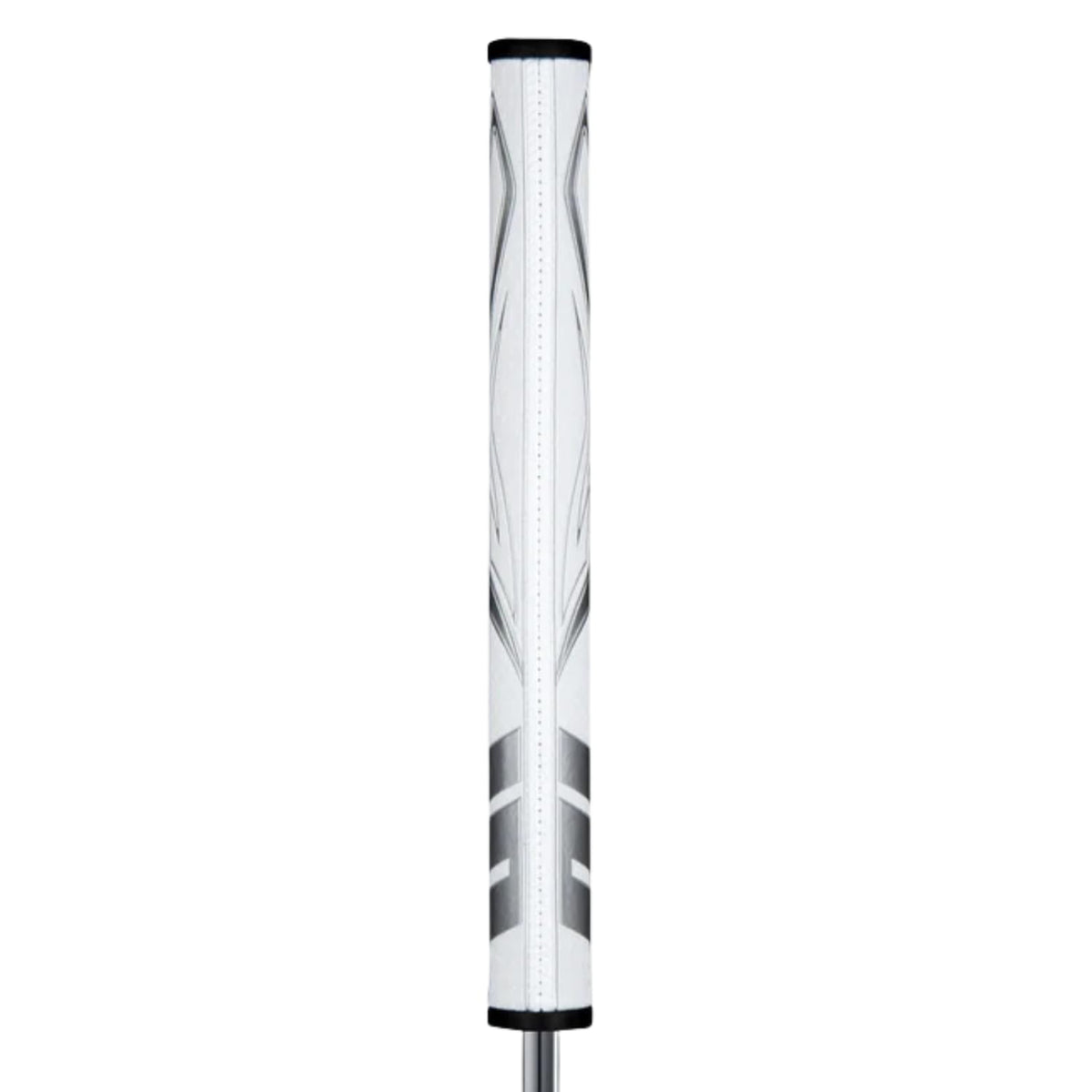 SuperStroke Zenergy Flatso 1.0 Golf Putter Grip, White/Silver