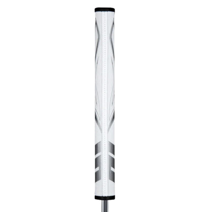 SuperStroke Zenergy Flatso 1.0 Golf Putter Grip, White/Silver