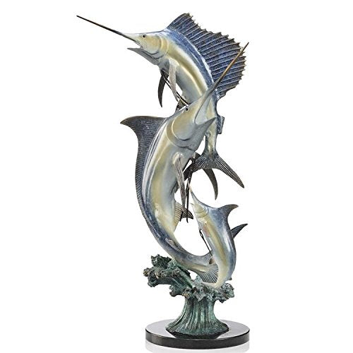SPI Home Slam Marlin & Sailfish Sculpture