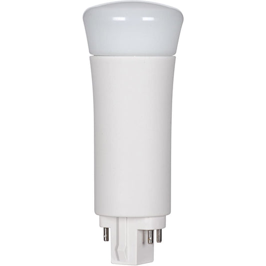 Satco S29858 9W LED PL 4-Pin; 3000K; 950 Lumens; G24q Base; 10 Bulbs- California Compliant Replaces S9858