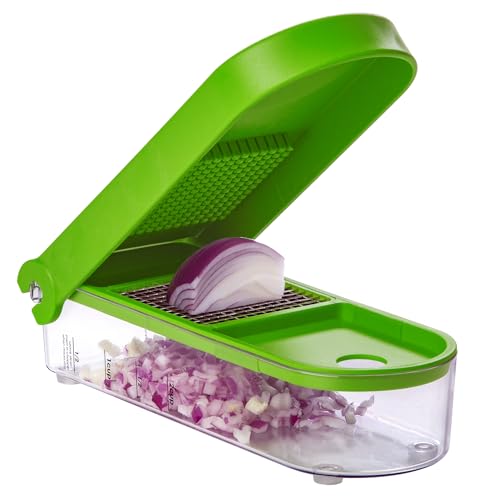 Progressive International GOC-310 Onion Chopper Green/White, Standard