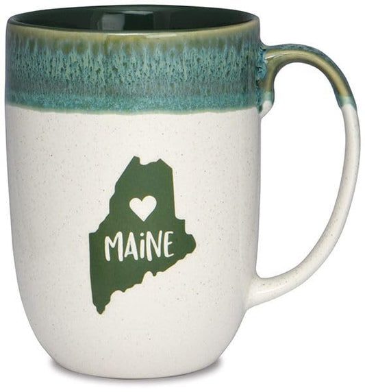Cape Shore Dipped Coffee Tea Mug Cup, Maine Gifts for Birthday Christmas, 16 Oz
