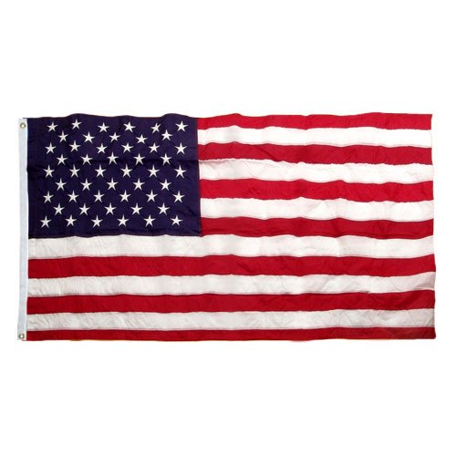Eder Flag - Endura-Nylon U.S. Outdoor Flag - Proudly Made in the USA - Durable - Fade-Resistant - Reinforced Fly Stitching - Heavy-Duty Duck Cloth Headers - Quality Craftsmanship (2x3 Foot)