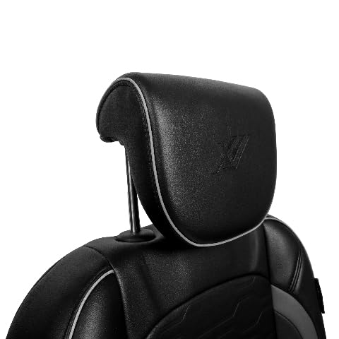 MadJax Commander Front Seat Back with Armrests & Storage Console, Rear Seat Back and Bottom Cushion Assemblies & G250 Steel Rear Seat Kit Compatible with MadJax XSeries X2 Golf Cart, Black