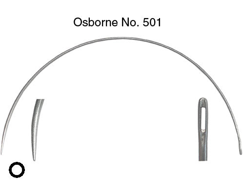 Curved Round Point Needles – Heavy – Osborne No. 501