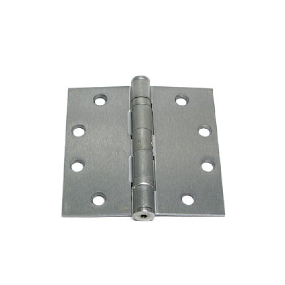 Cal Royal BB31 4.5 inch X 4.5 inch Commercial Grade Steel Ball Bearing Hinge with Non-Removable Pin Brushed Chrome (3-Pack)