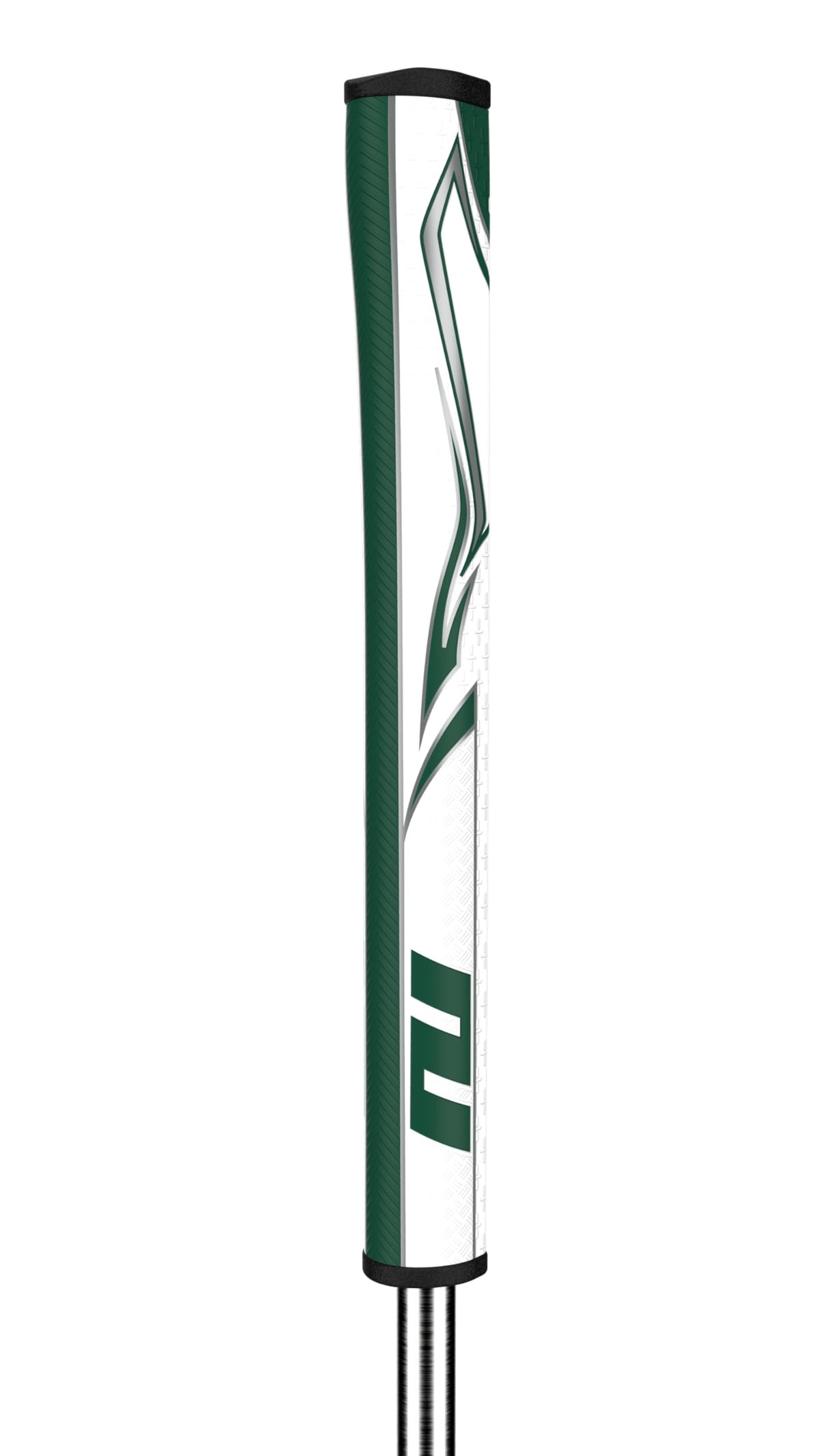 SuperStroke Zenergy Pistol Tour Golf Putter Grip with No Taper Enhanced SPYNE Technology, New Multi-Zone Texturing and Tech-Port, Green