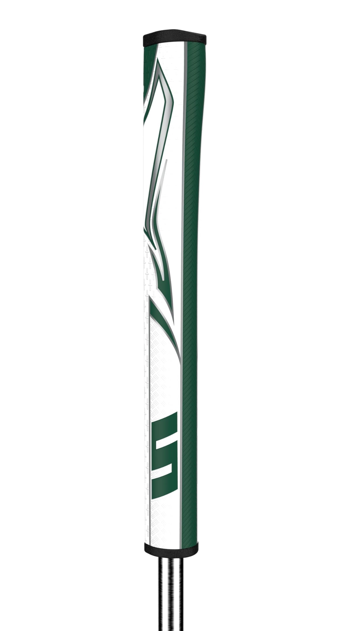 SuperStroke Zenergy Pistol Tour Golf Putter Grip with No Taper Enhanced SPYNE Technology, New Multi-Zone Texturing and Tech-Port, Green