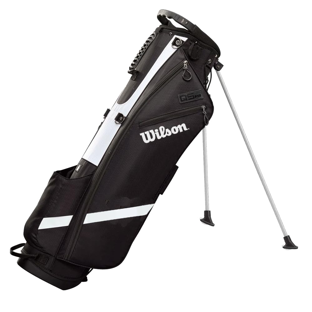 Wilson QS Golf Stand Bag - Black/White