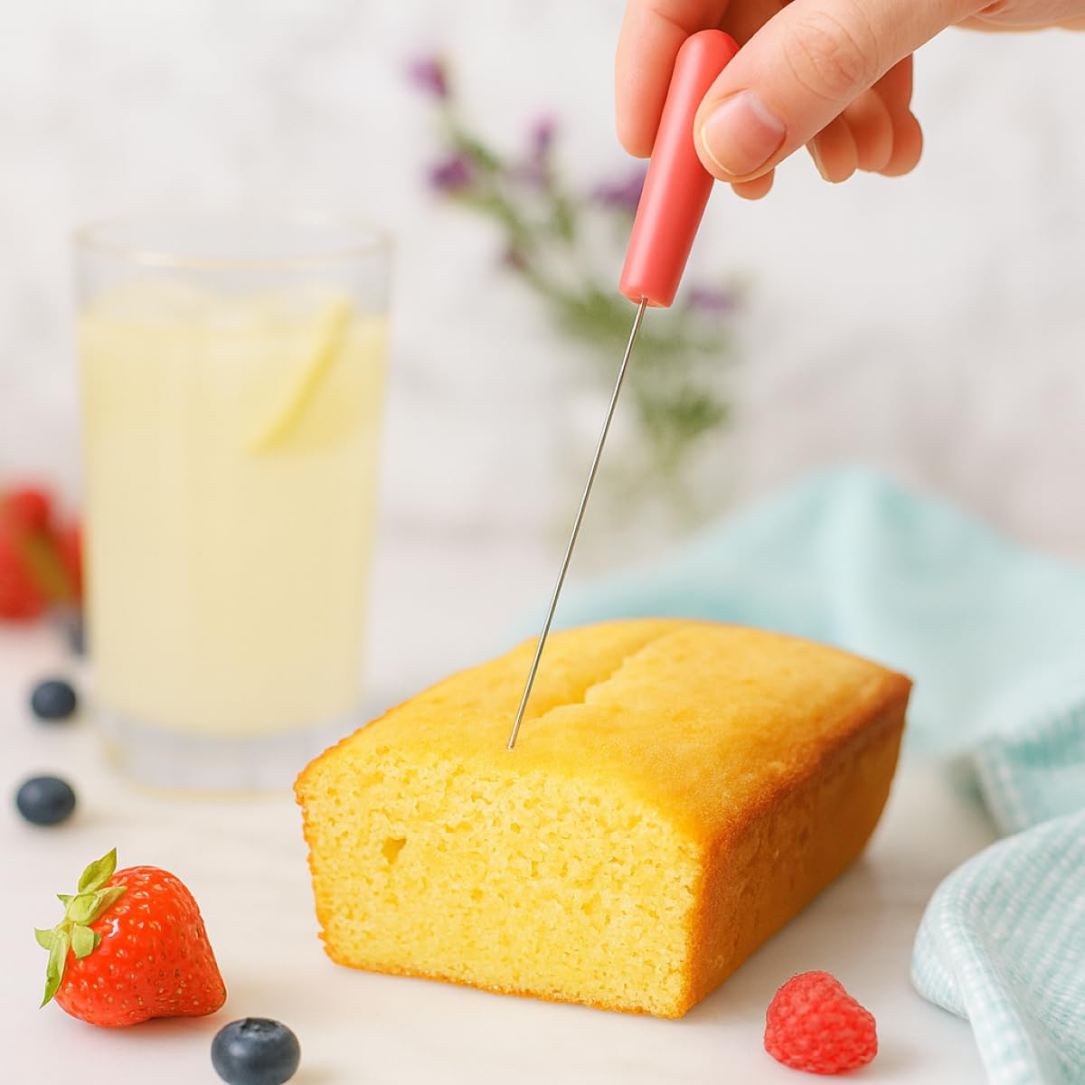 Mrs. Anderson’s Baking Cake Tester, Stainless Steel Stem, BPA Free, 8-Inches Long
