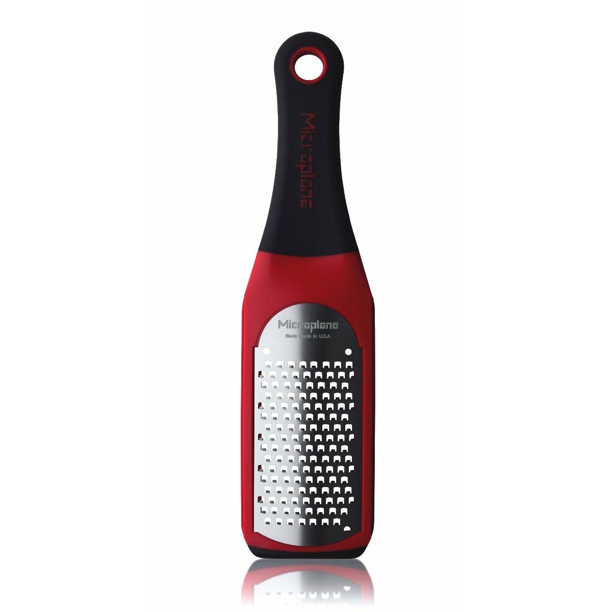 Microplane Artisan Series Cheese Grater and Zester (Coarse, Red)