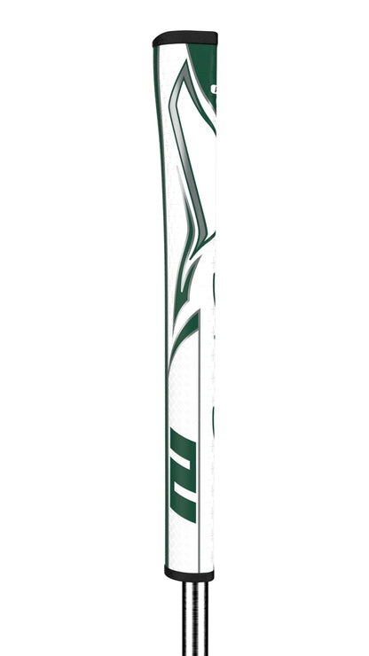 SuperStroke Zenergy Pistol Tour Golf Putter Grip with No Taper Enhanced SPYNE Technology, New Multi-Zone Texturing and Tech-Port, Green