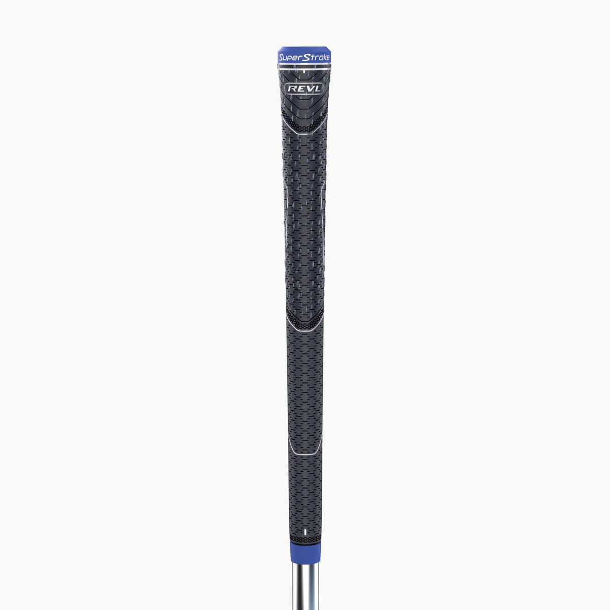 SuperStroke REVL Element Standard Golf Club Grips, .60 Round, All-weather Traction, Responsive Feel and Total Control from Every Swing, Grey/Blue