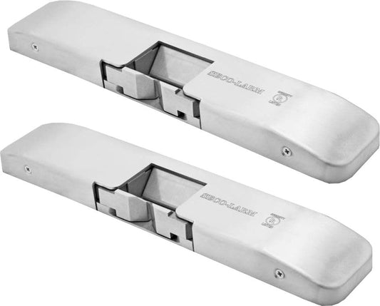 Seco-Larm SD-998C-D3Q Pack of 2 Tamper-Resistant 3/4"" Electric Rim Strikes, 12/24 VDC Operating Voltage, Non-Polarized Connection, Stainless Steel Construction, for Indoor Use Only, Silver
