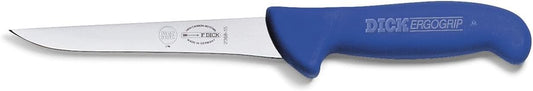 F. DICK – ErgoGrip Boning Knife - Butcher knife with 3.9" blade & 56 HRC - Ideal for processing meat - NSF Certified - Stainless steel - Ultra sharp - Ergonomic handle - Made in Germany