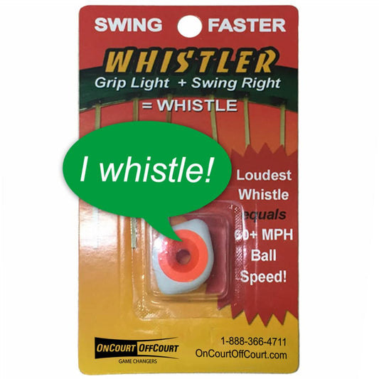 Oncourt Offcourt Whistler Vibration Dampener - Tennis Training Aid/Attaches to Any Racquet