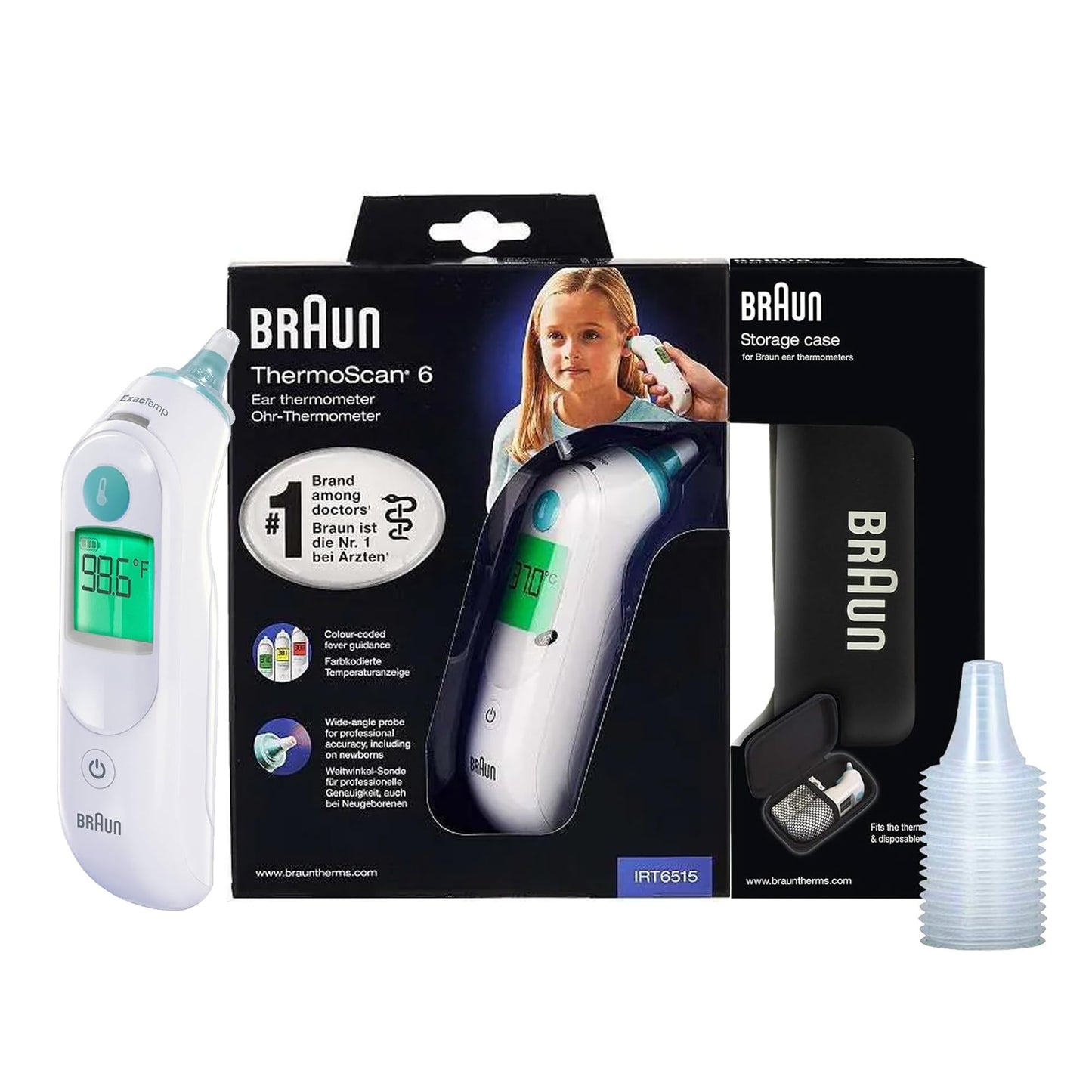 Braun ThermoScan 6 Ear Thermometer for Baby and Infant