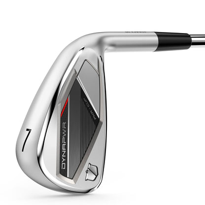 Wilson DYNAPWR Men's Steel Golf Irons - Left Hand, Stiff, 5-PW, GW